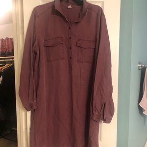 Old Navy Jean maroon dress